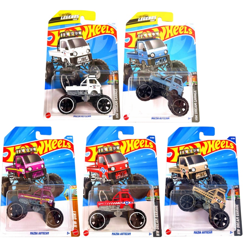 Hot Wheels Car Monster Trucks - Hot Wheels Mazda Autozam - Camioneta