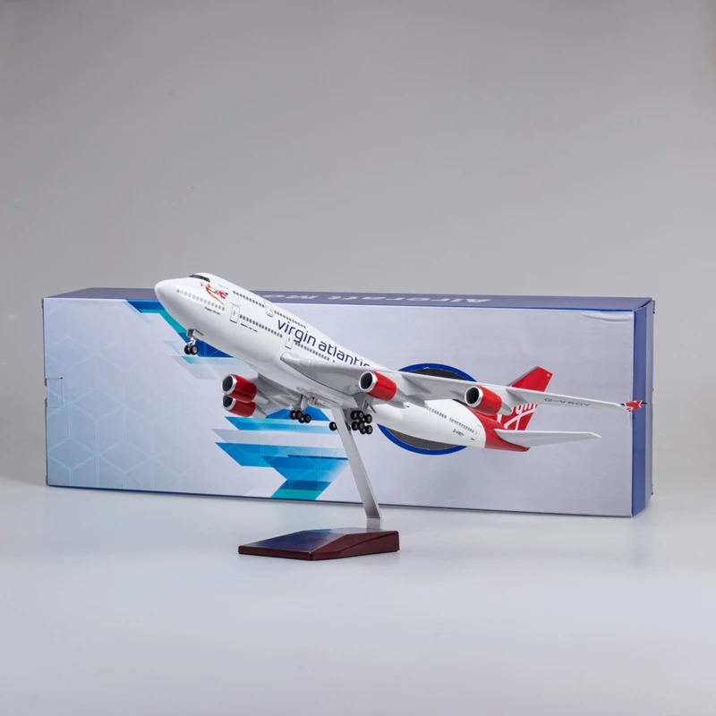 Modelo de Avión Virgin Atlanti - Model Airplane Plastic reseña y precio