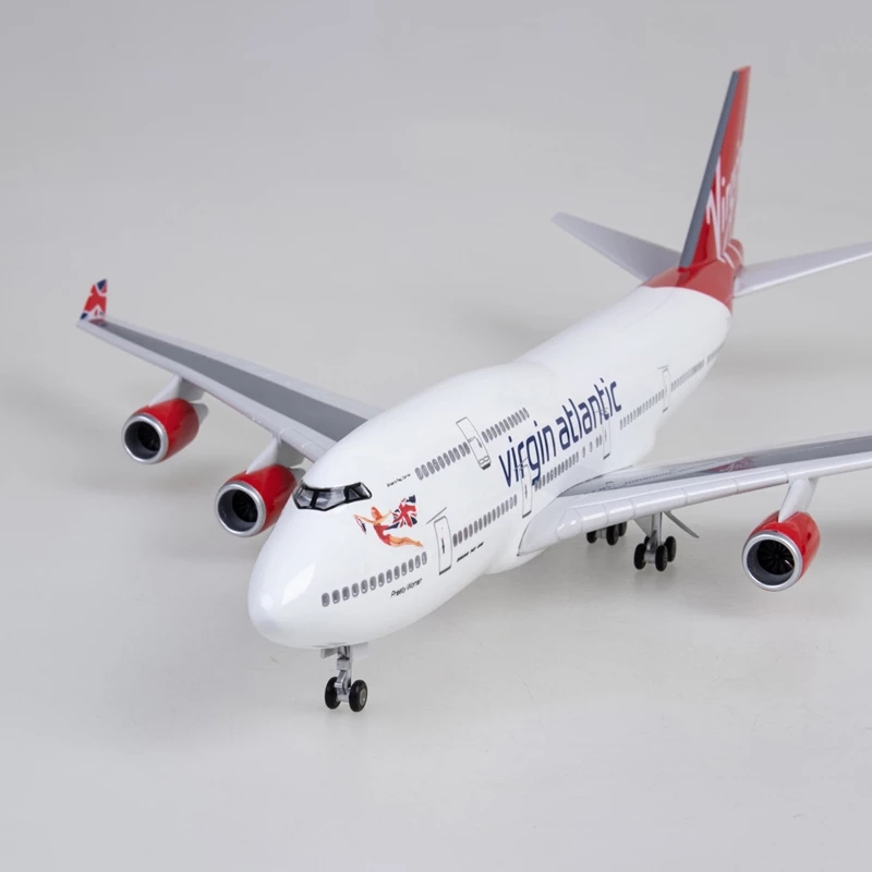 Modelo de Avión Virgin Atlanti - Model Airplane Plastic reseña y precio