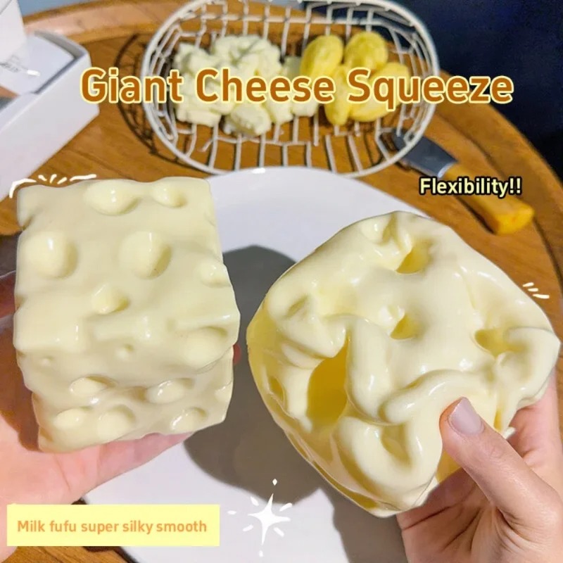 Taba Squishy Cheese Cube, Pelo - Fidget Cube Original reseña y precio