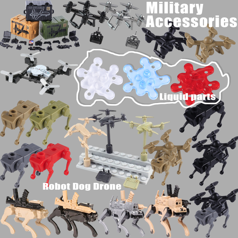 WW2 accesorios militares UAV R - Lego Minifigure Holder reseña y precio