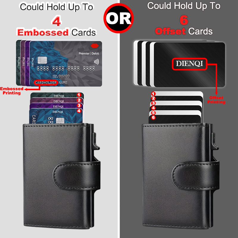 Tarjetero de visita Rfid, tarj - Card Top Loader reseña y precio
