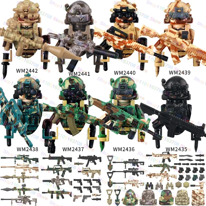 MOC soldados militares figuras - Lego Minifigure Holder reseña y precio
